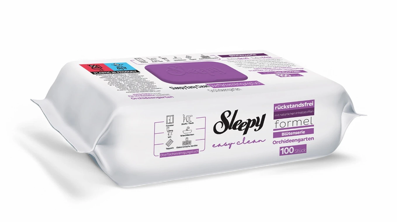 SLEEPY Oberflächenreinigungstücher Easy Clean 100 Tücher