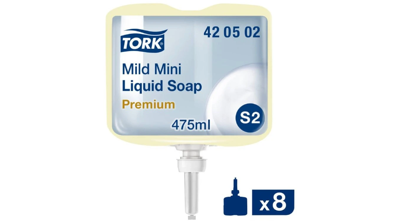 TORK Savon liquide Premium Mini 8 x 475 ml