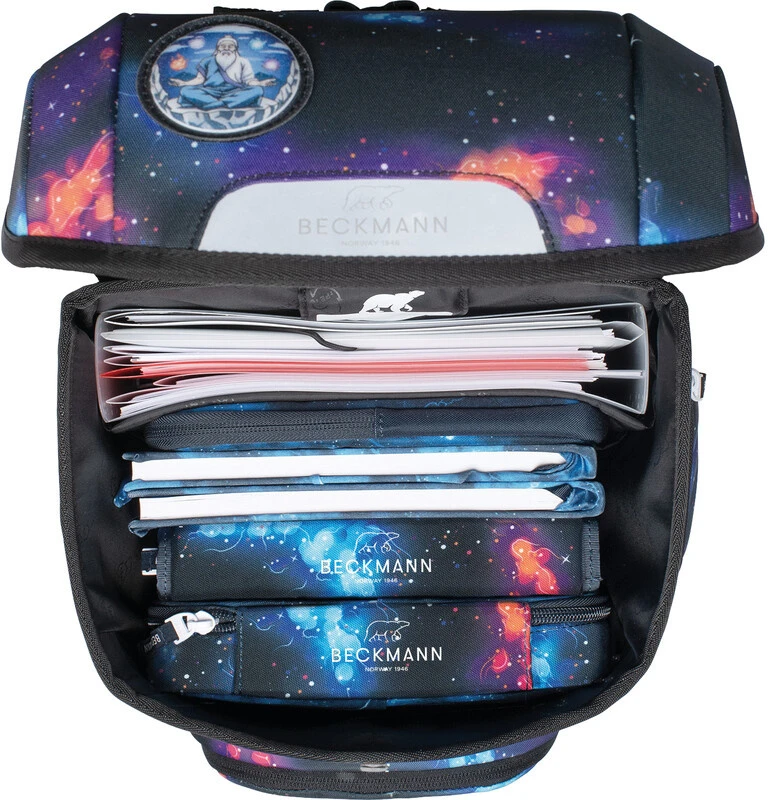 BECKMANN Schulrucksack-Set Plus Air mit Wendetasche