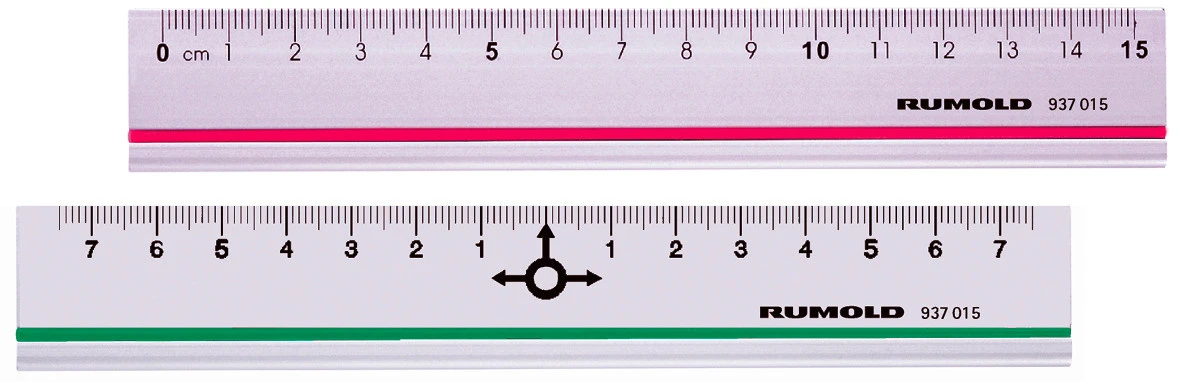 RUMOLD Règle Alu 15cm
