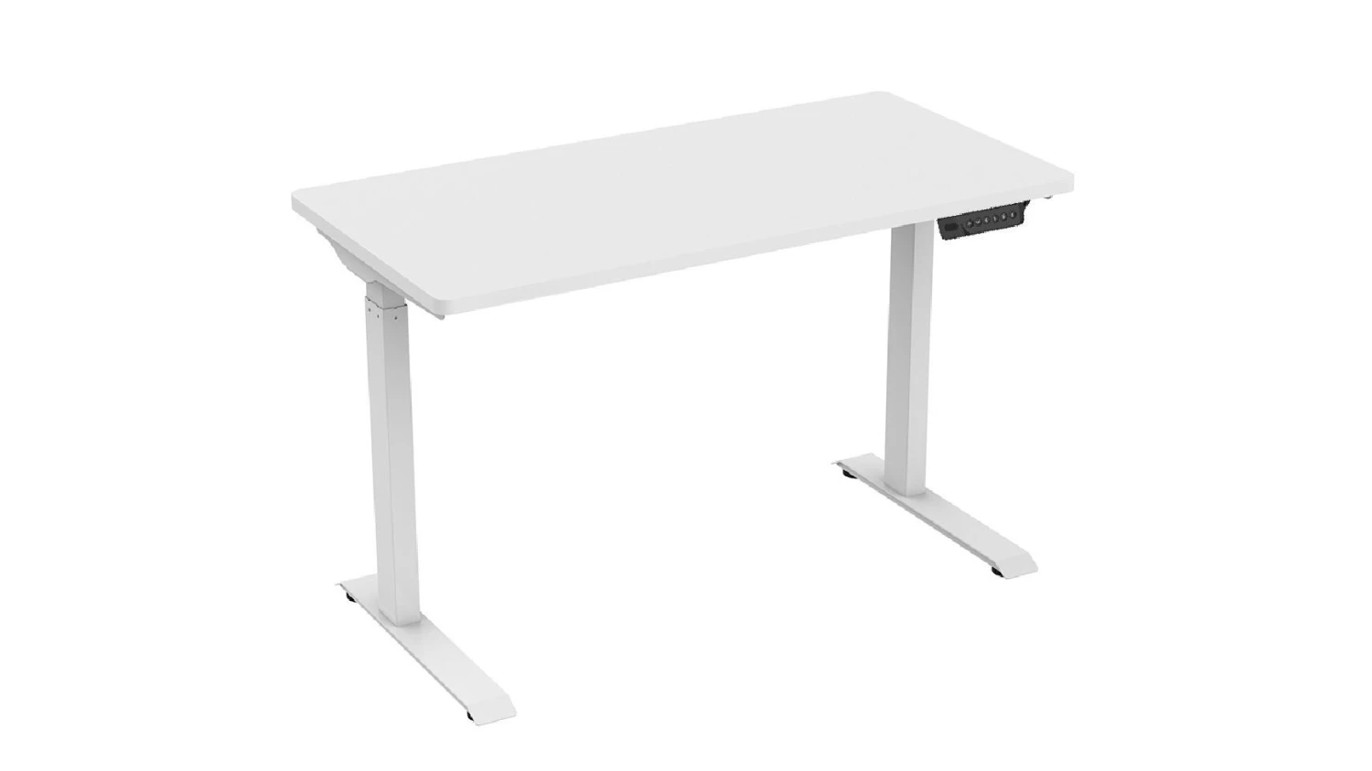 Contini table de bureau réglable hauteur blanc 1.2×0.6m
