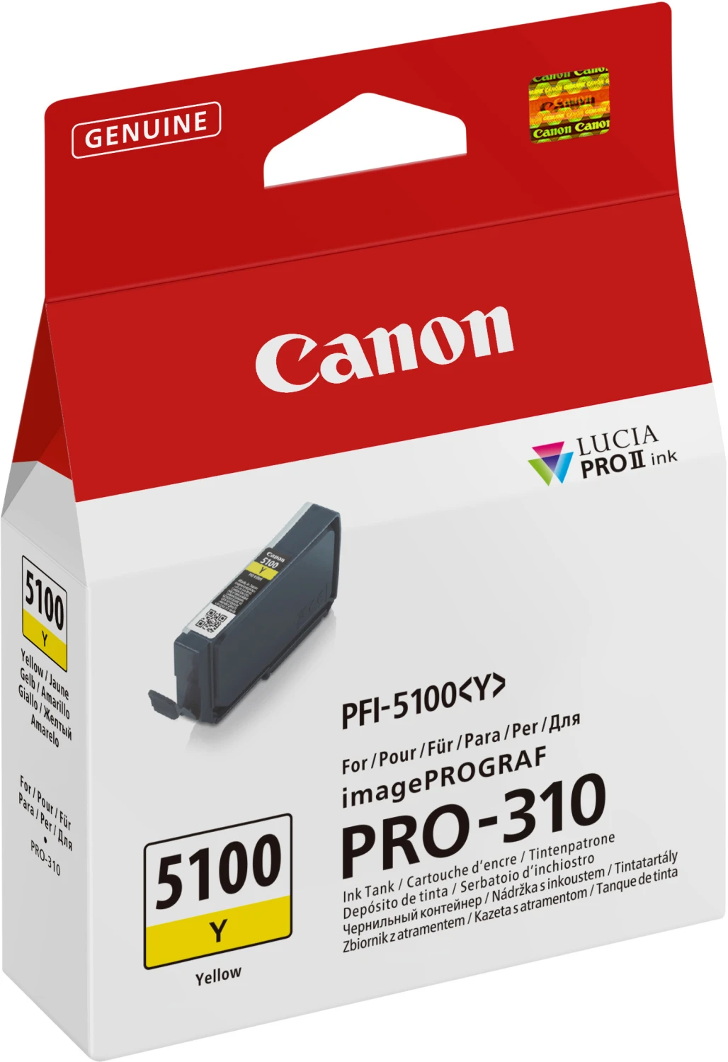 CANON Tintenpatrone yellow PFI-5100Y