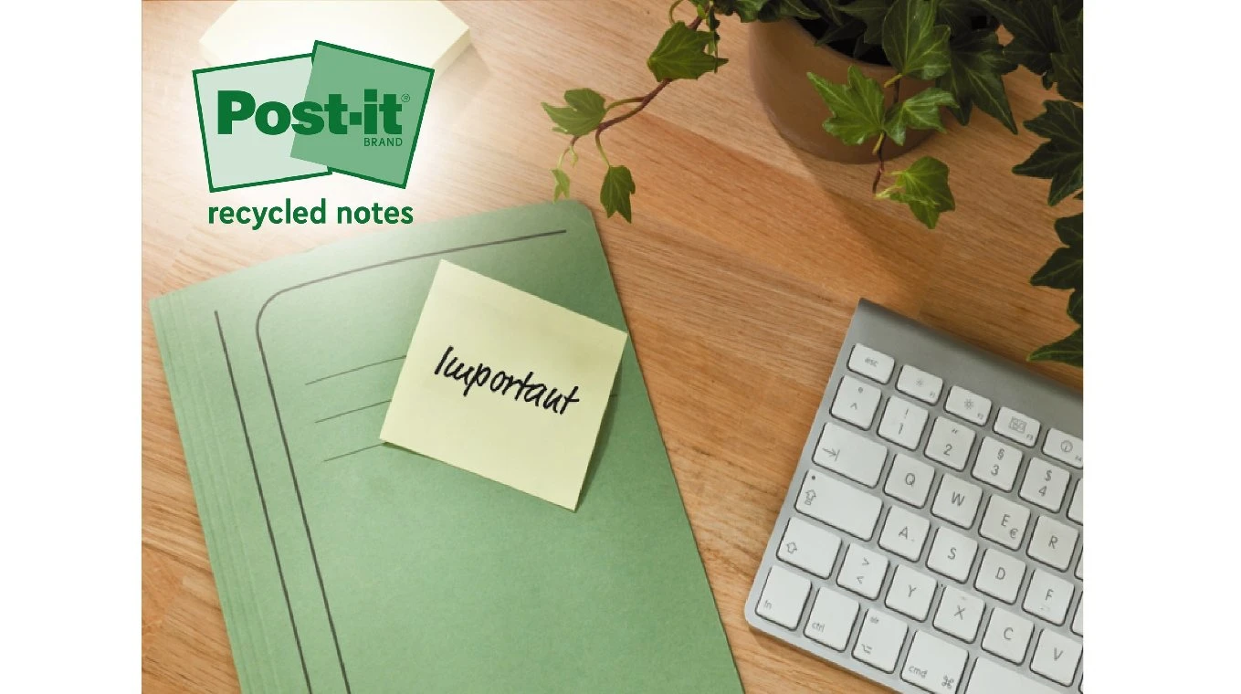 POST-IT Notes adhésives Recycling Super Sticky 4 x 70 feuilles