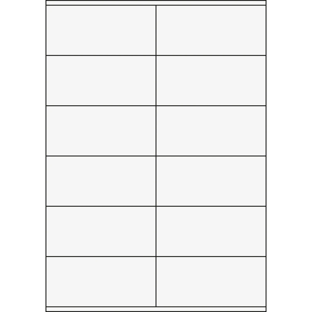 Etiketten A4, 105 x 48 mm, 100 Blatt