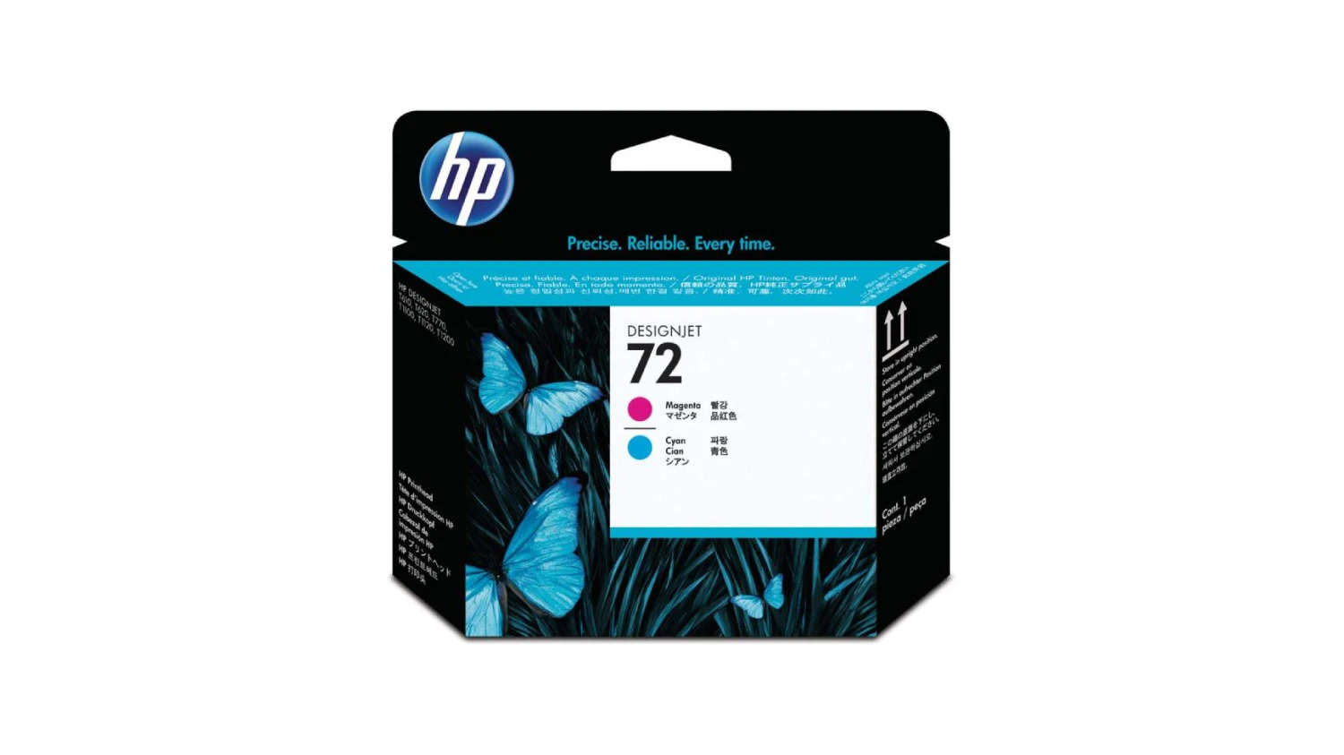 HP Druckkopf 72 magenta/cyan