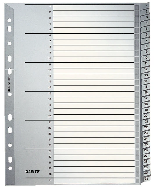 LEITZ Répertoire de chiffres 1 - 31