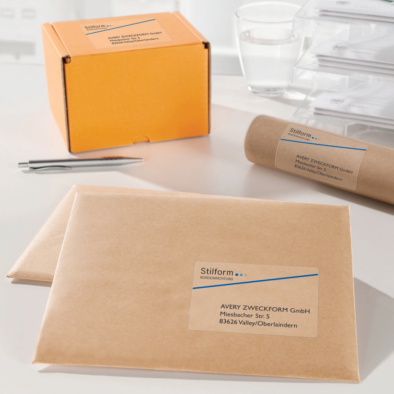 AVERY ZWECKFORM L7567-25 Adressetiketten, 210 x 297 mm, 25 Blatt