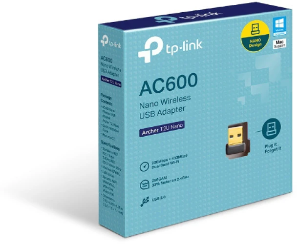 TP-LINK Archer T2U Nano AC600 Adaptateur USB Wi-Fi