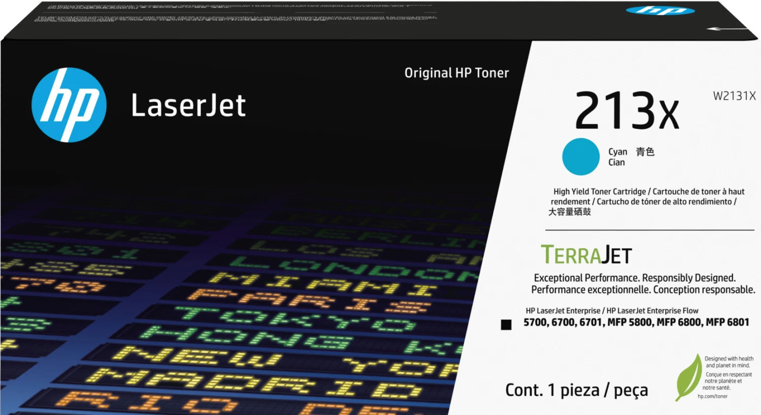 HP Toner-Modul 213X cyan
