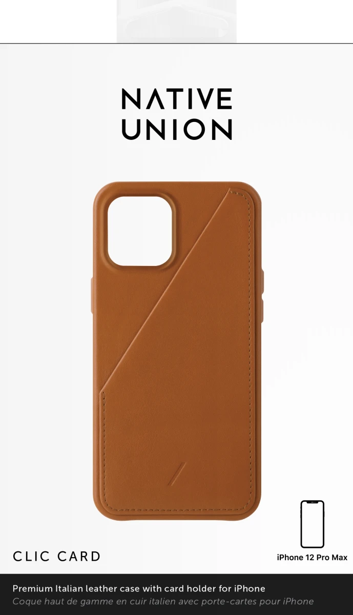 Native Union Clic Card Hardcase iPhone 12 Pro Max