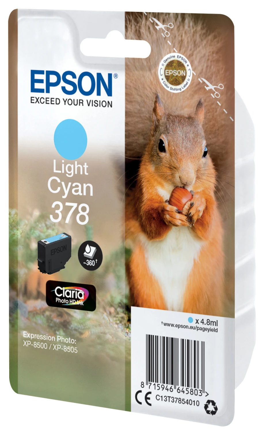 EPSON Tintenpatrone 378 light cyan