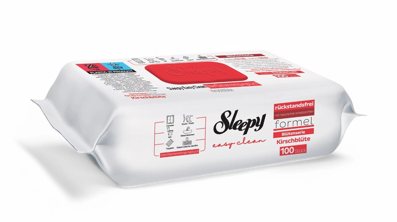 SLEEPY Oberflächenreinigungstücher Easy Clean 100 Tücher