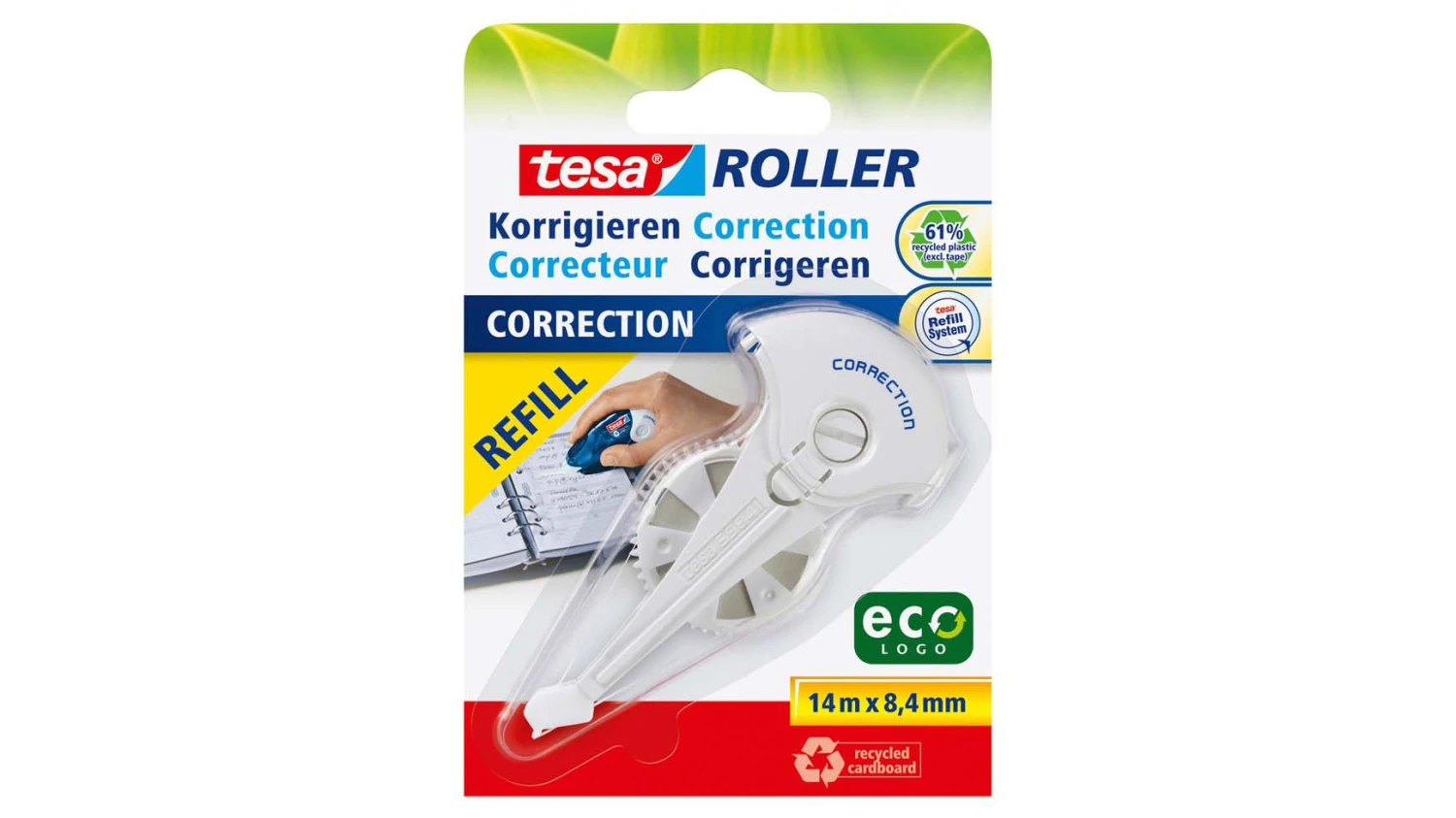 TESA Roller de correction Refill