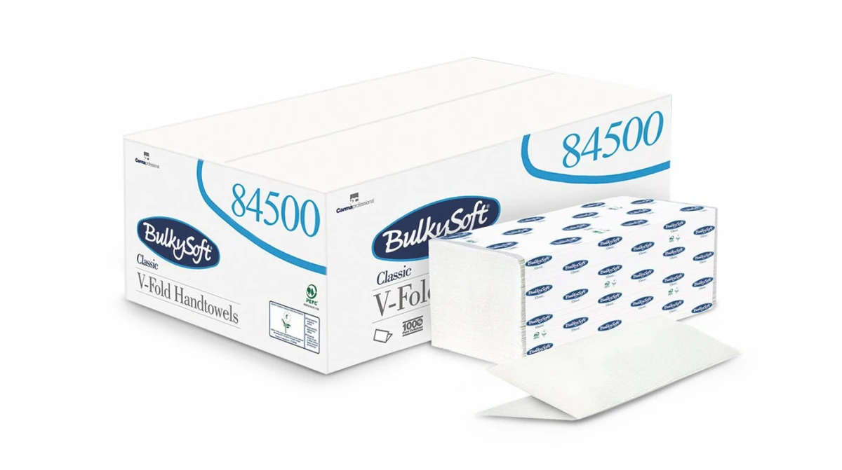 BULKYSOFT Papierhandtücher Classic V-Falz, 2-lagig, weiss