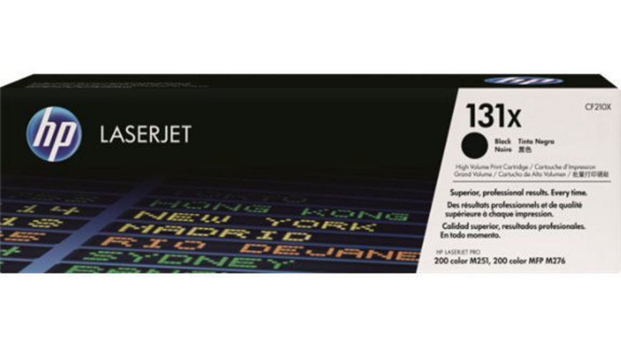 Hewlett Packard Toner noir haute-capacité (CF210X, 131X)