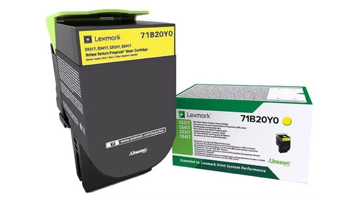 LEXMARK 3K Return Program Tonerpatrone Gelb 71B20Y0