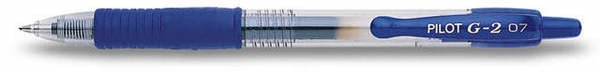 PILOT Stylo gel G-2 0.4 mm, encre bleu
