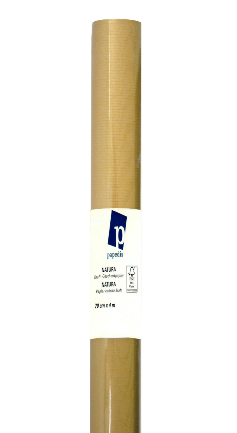 NEUTRAL Kraft-Geschenkpapier