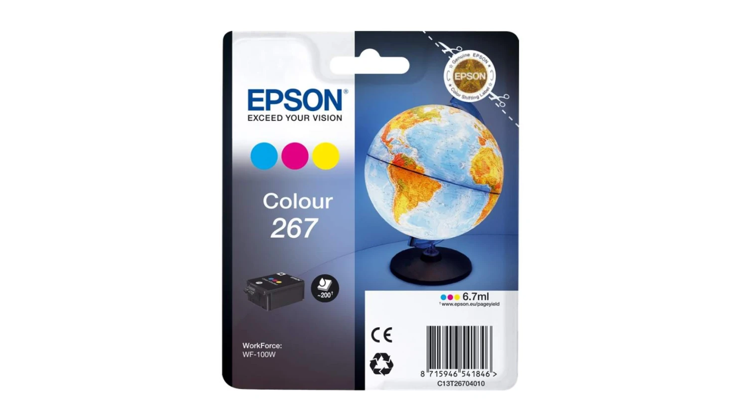 EPSON 267 Cartouche d'encre colour CMY