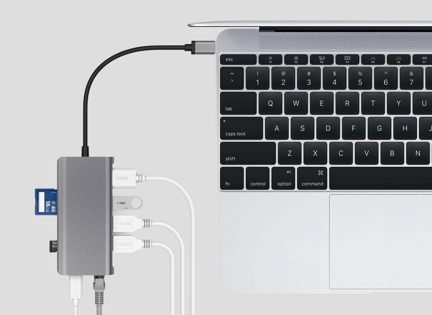 LMP USB-C Alu Mini Dock avec HDMI 4K