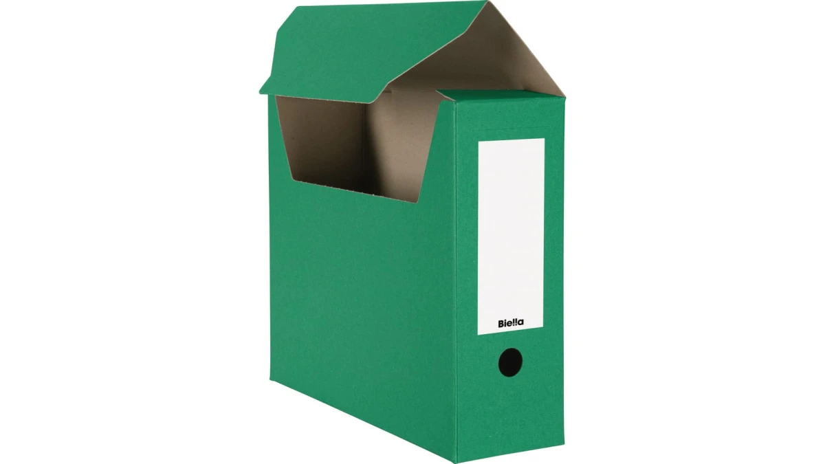 Biella Archivschachteln, grün, Pack à 10 Stück