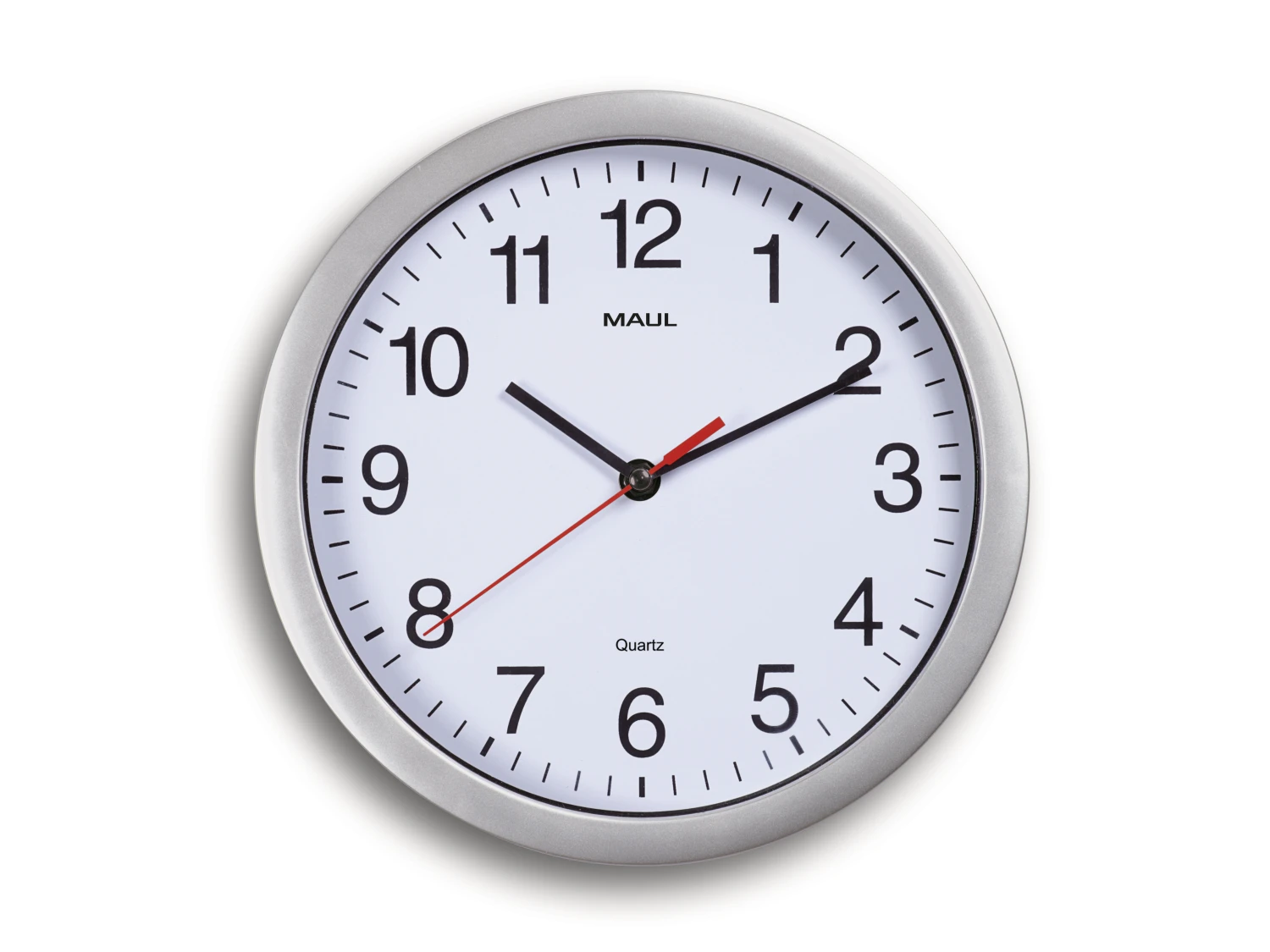 Horloge mur.MAULrun 25 argent