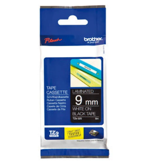 PTOUCH Ruban, laminé blanc/noir