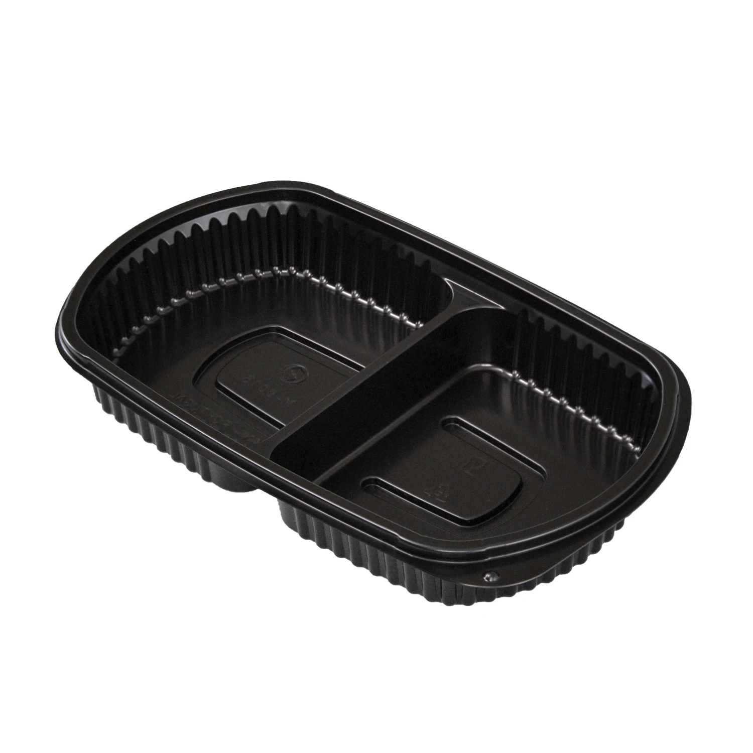 Barquette-repas à deux compartiments 630 ml, 400 pièces
