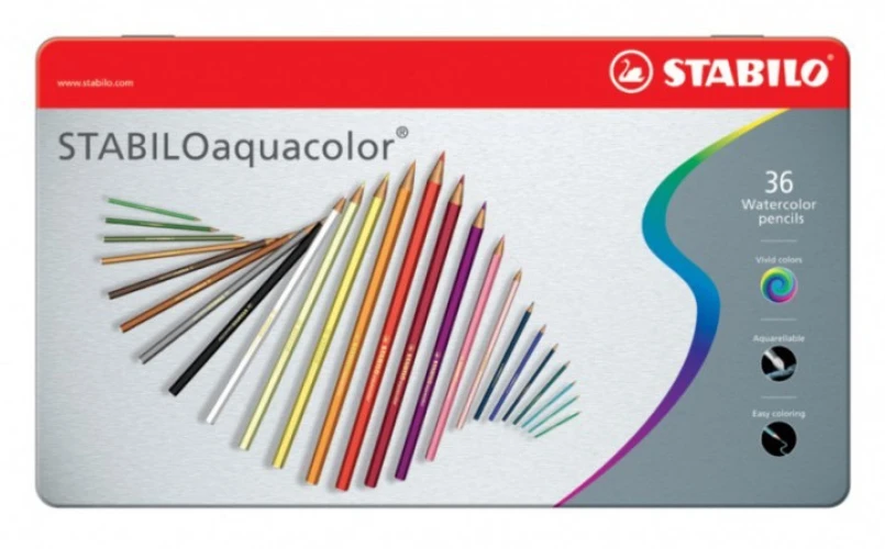 STABILO Farbstift aquacolor 2.8 mm - 36 Stück