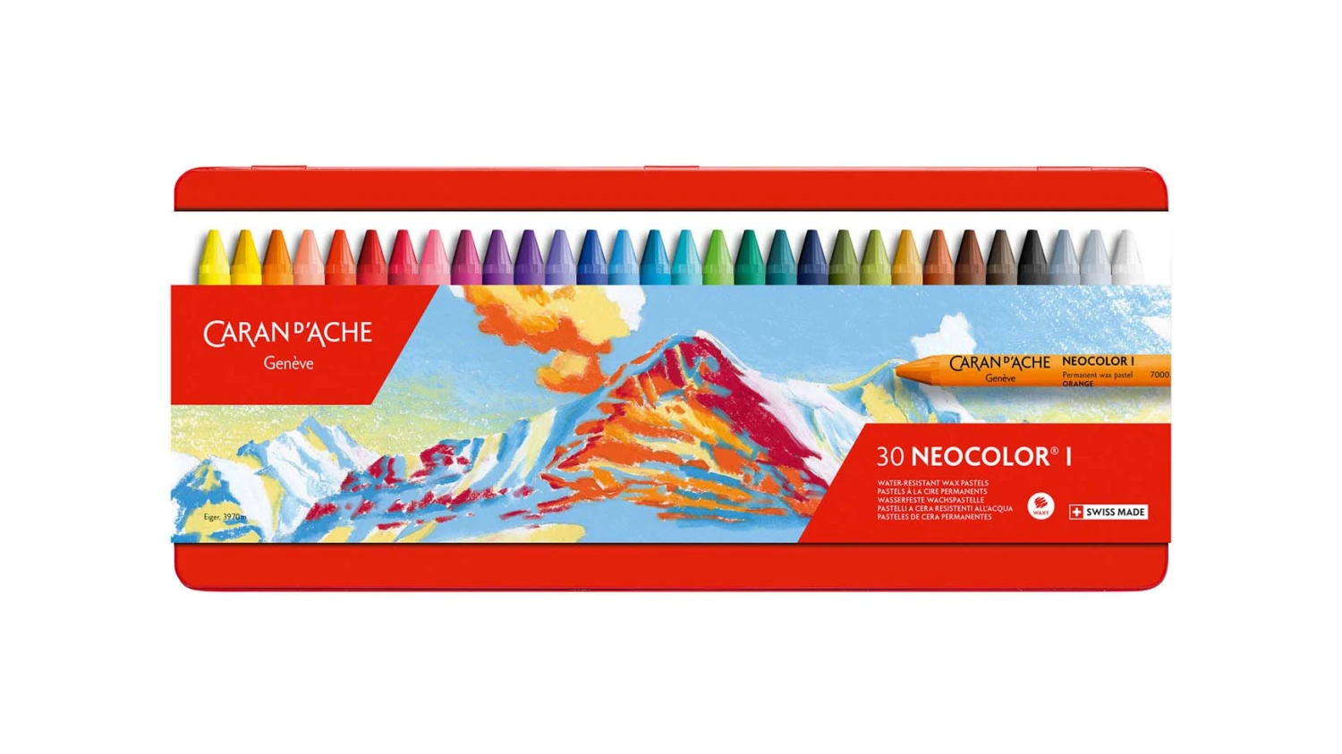 CARAN D'ACHE Crayons de cire Neocolor 30 pcs