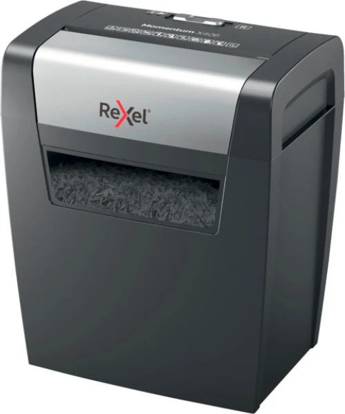 REXEL Aktenvernichter Momentum X406, P-4, 15lt