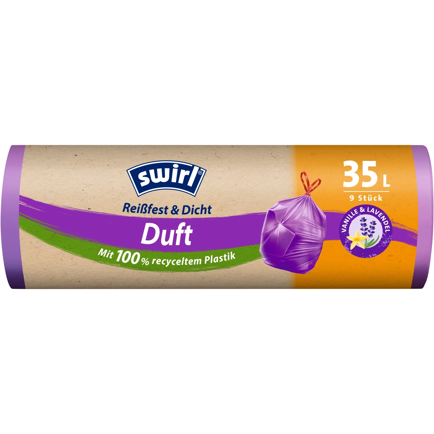 SWIRL Duft-Müllbeutel 35 L, 9 Stück