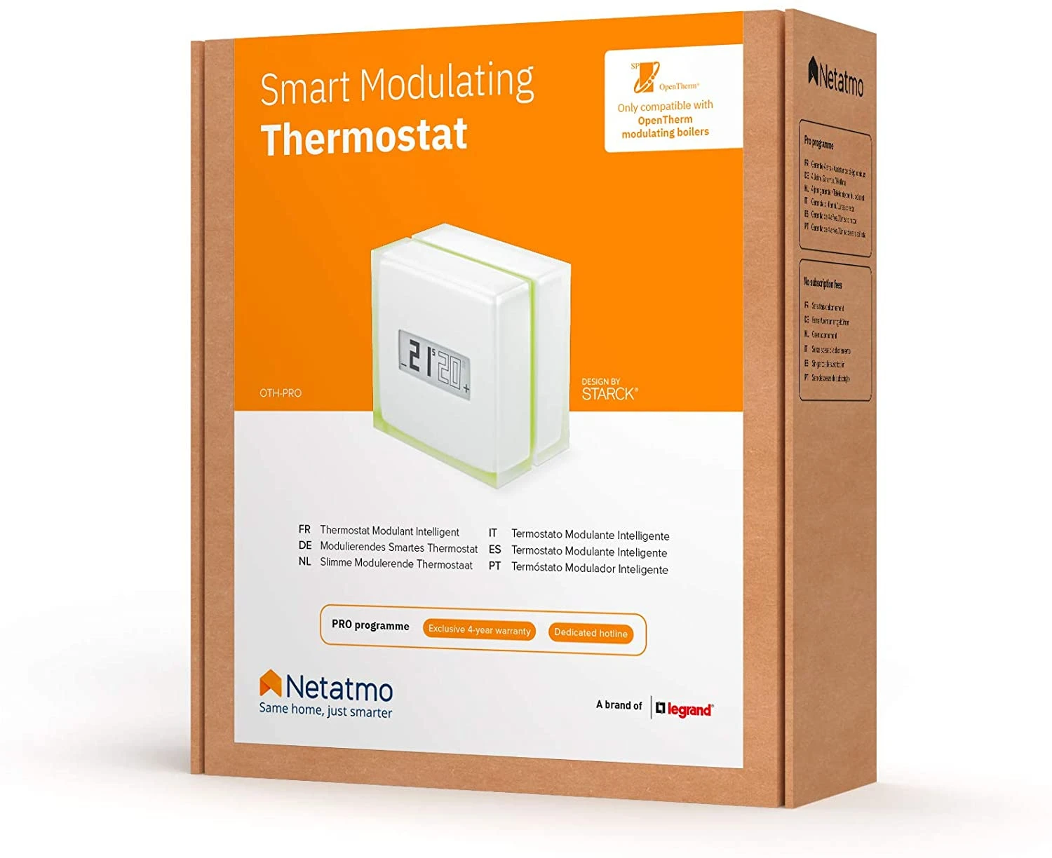 NETATMO Thermostat intelligent modulant OTH-PRO
