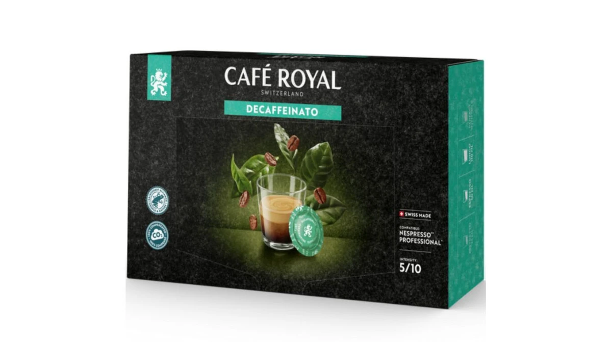 CAFÉ ROYAL Dosettes Professional Decaffeinato 50 pièces