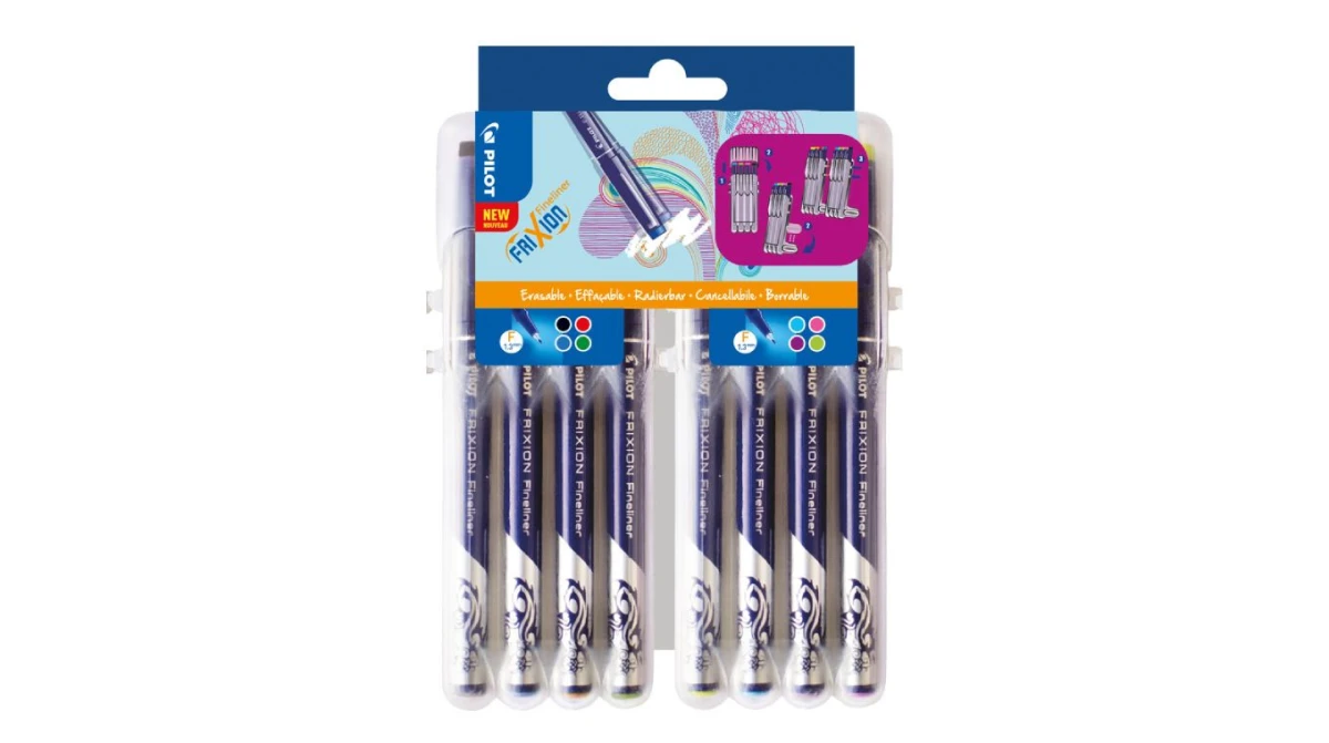 PILOT Fineliner EVOLUTIVE Set FriXion 0.45mm, 8 pcs.