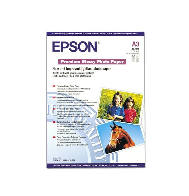 EPSON Premium Glossy Photo Paper A3