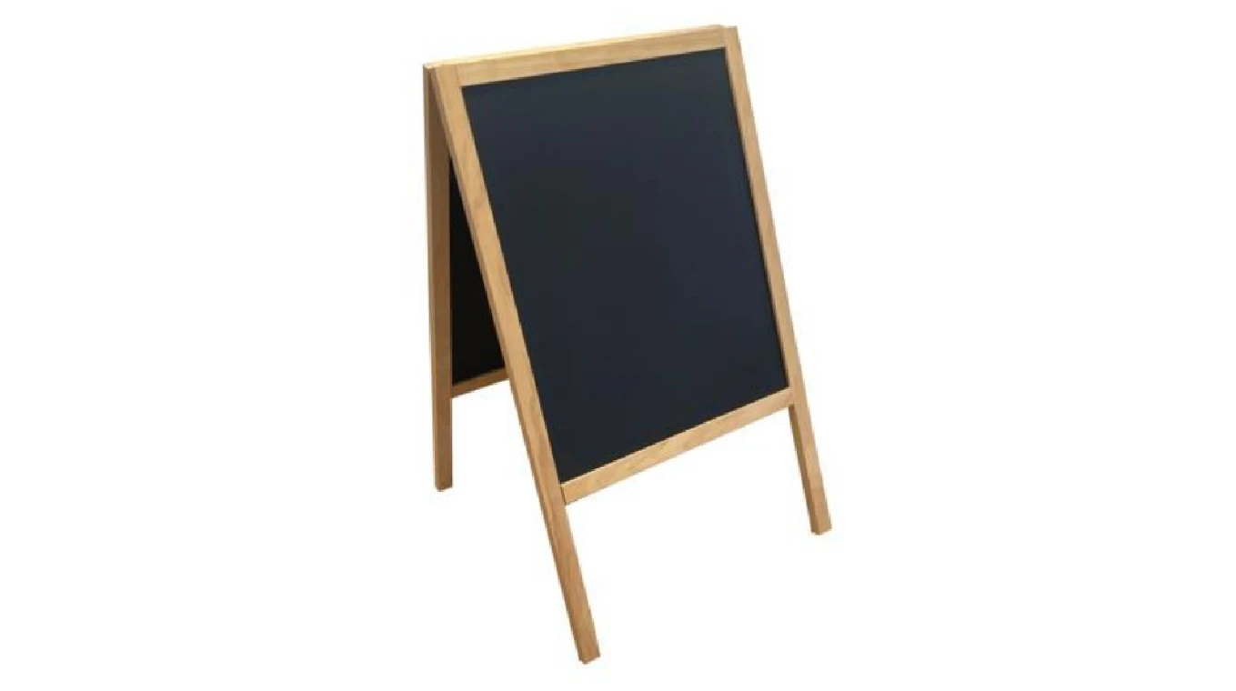BIELLA Tableau noir en bois 53 x 80 cm