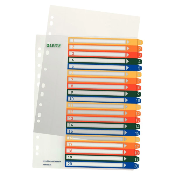 LEITZ Zahlenregister 1 - 20