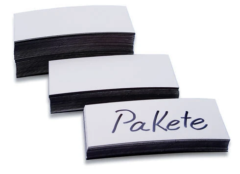 MAGNETOPLAN Etiquettes Aimant 100 x 30 x 0.6 mm, 100 pcs.