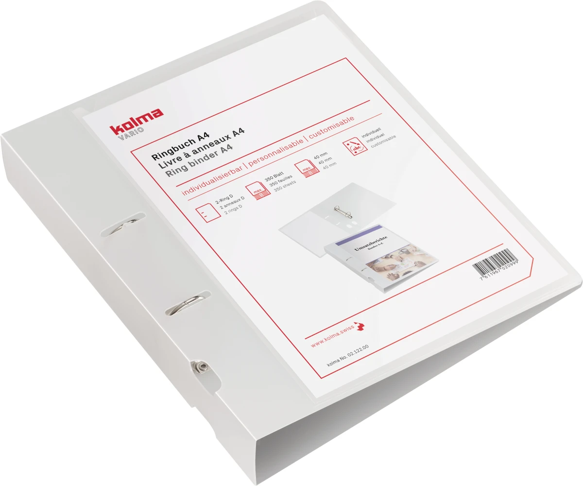 KOLMA Classeur à anneaux Vario KolmaFlex A4
