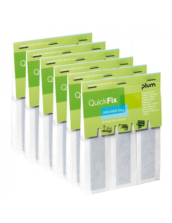Plum QuickFix Refill, pansement textil detectabel longRecharge