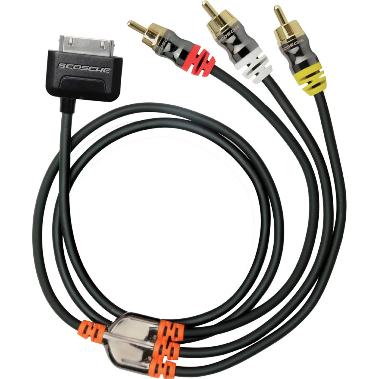 Scosche sneakPEEK (IPAV3) - Câble Premium RCA