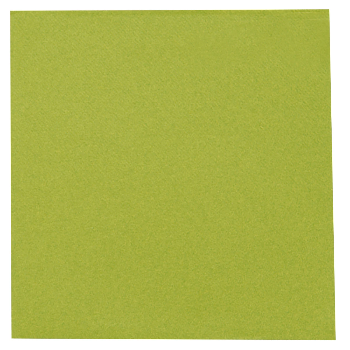 Serviettes DENI meet Airlaid, kiwi, 40 x 40 cm, 1/4 de pli, paquet de 50 pièces