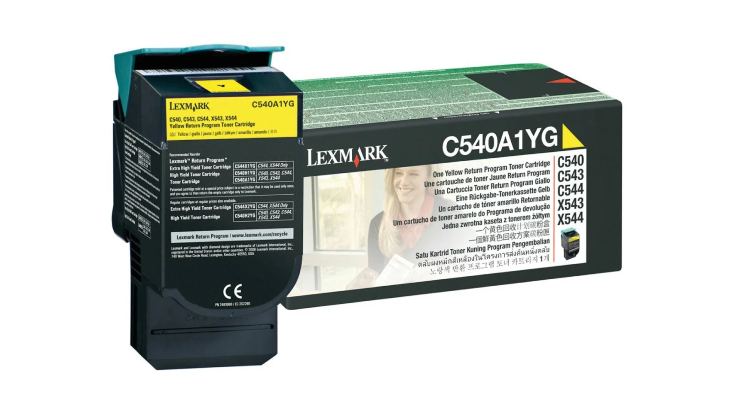 LEXMARK C540A1YG Cartouche toner jaune