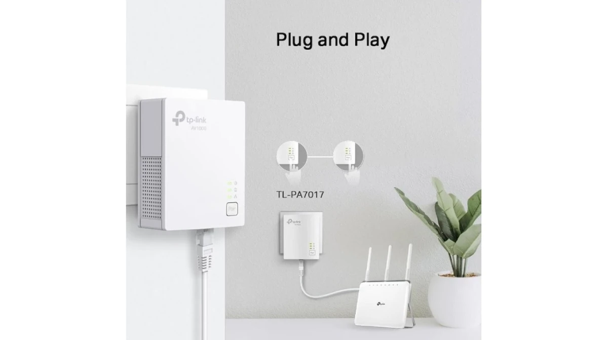 TP-LINK TL-PA7017 Gigabit Powerline Starter Kit