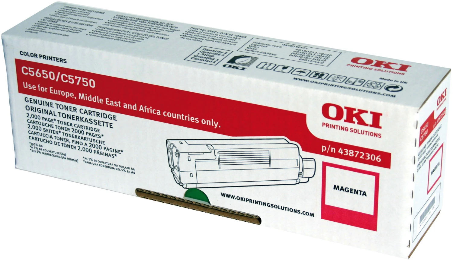 OKI 43872306 Cartouche toner magenta