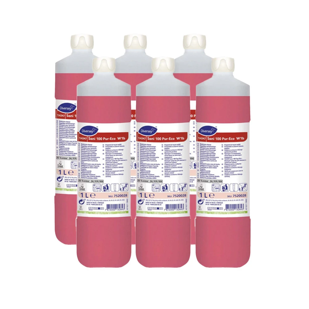 TASKI Nettoyant sanitaire Sani 100 PurEco W1b 6 x 1 L