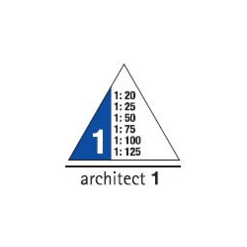 RUMOLD Règle triangulaire alu 30cm