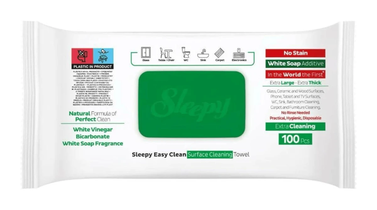 SLEEPY Nettoyantes pour surfaces Easy Clean Lingettes 100 lingettes
