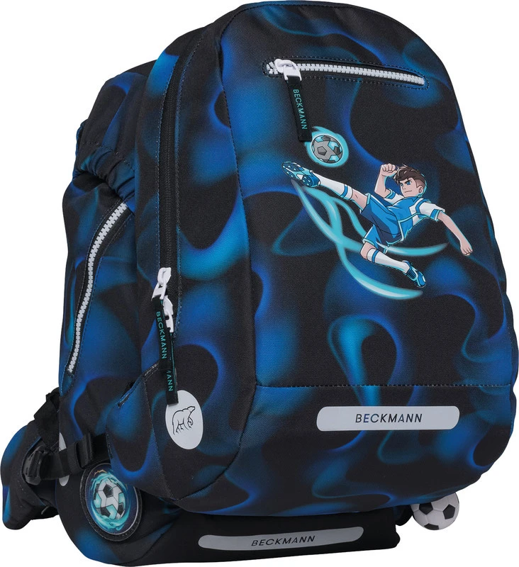 BECKMANN Schulrucksack Classic mit Wendetasche